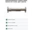 Стяжка-гайка м/с СаМат Плюс М6/8х29 никель (20 шт) KRP-9146 2