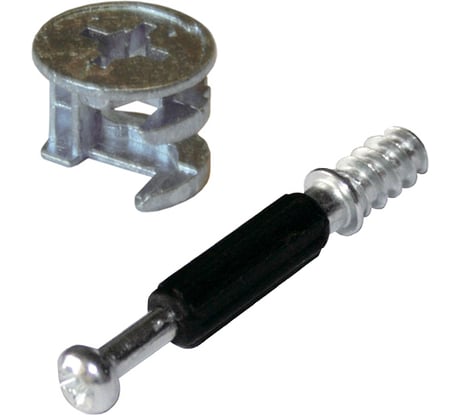 Эксцентрик саморез Laurus с пластм. втулкой, сталь, комплект 4 шт. 21521