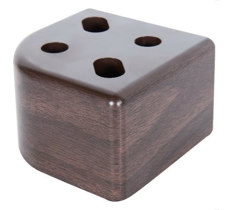 Опора для мебели Левша 85x85x50 темное дерево У8-9789