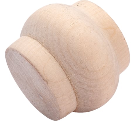 Мебельная опора Левша №1 d65 натур. дерево У8-9689