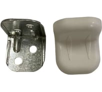 Крепежный уголок Локри 25x25 мм, белый, 4 шт. 1/200