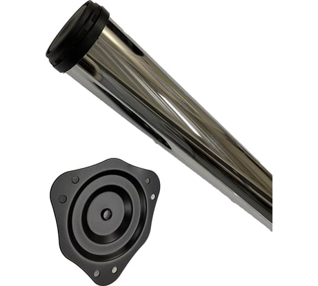 Мебельная ножка Локри 710x60 мм, хром 22090