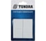 Мебельная накладка TUNDRA 40x40 мм, квадратная, белая, 8 шт. 2942283 2