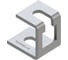 Скоба Termoclip TB TR 90 4F2 (25 шт/кор) 9134001-212 1
