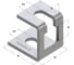 Скоба Termoclip TB TR 90 4F2 (25 шт/кор) 9134001-212 2