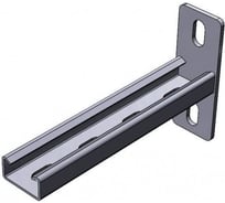 Настенный кронштейн CABLIDERTRAYS Strut (41х21х2,5) основание (120х50х4/6) 200мм НКС1(вн)-200