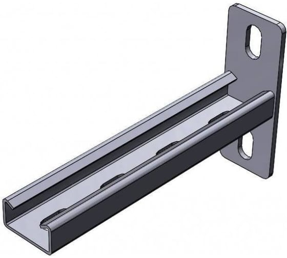 Настенный кронштейн CABLIDERTRAYS Strut (41х21х2,5) основание (120х50х4/6) 200мм НКС1(вн)-200