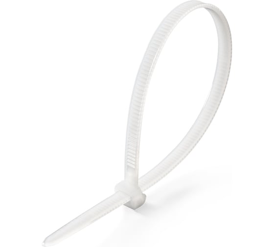 Стяжка нейлоновая Fortisflex КСС «OutLock» 4x250 (бел) (100шт) 108201