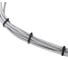Стяжка нейлоновая Fortisflex КСС «OutLock» 4x300 (черн) (100шт) () 108205 4