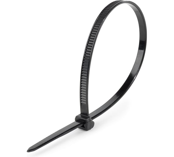 Стяжка нейлоновая Fortisflex КСС «OutLock» 4x250 (черн) (100шт) () 108204