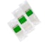 Стяжка нейлоновая Fortisflex КСС «OutLock» 4x300 (бел) (100шт) () 108202 6