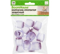 Защитный колпачок-протектор для ножек стула 17-21 мм (ПВХ+фетр) КОМПЛЕКТ 16 шт., , BOOMHOUSE 701849