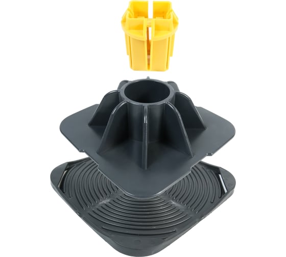 Опора кровельная CABLIDERTRAYS (комплект) с антивибрационным ковриком (ТЭП -50 до +50 град.) и коннектором, с защитой от ультрафиолета, ОКК-225