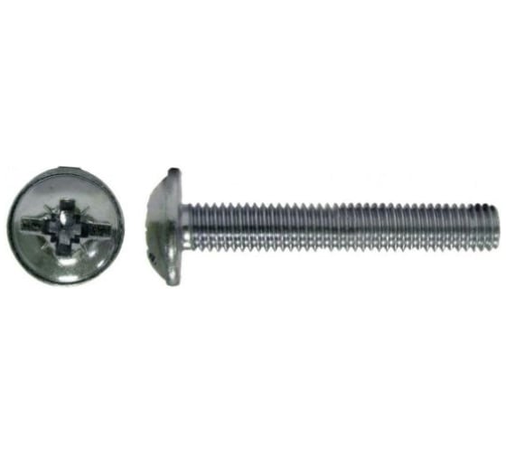 Винт STARFIX М4х25 мм для мебельной фурнитуры, цинк, кл,пр, 5,8, DIN 967 (9000 шт в коробе) ЦИ-0000242208