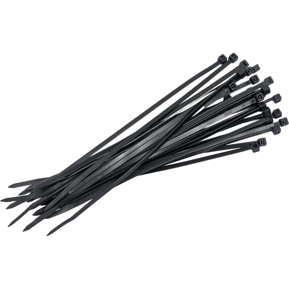 Нейлоновые стяжки Промрукав 3,6x200, черные, 100 шт. PR08.3068 ...