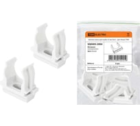 Крепеж-клипса для трубы TDM ELECTRIC 32 мм белый SQ0405-2004