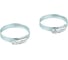 Хомуты AIRLINE 32-50/9мм, червячные, усиленные, W1(оцинк) 2шт., подложка AHCG066 2