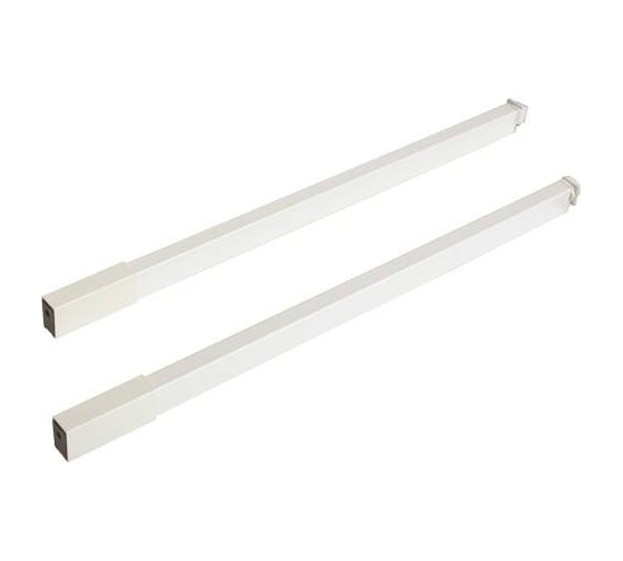 Некст/Next Комплект прямоугольных рейлингов MAKMART L=450, отделка белая M-NXT.KRS.450.1.WH