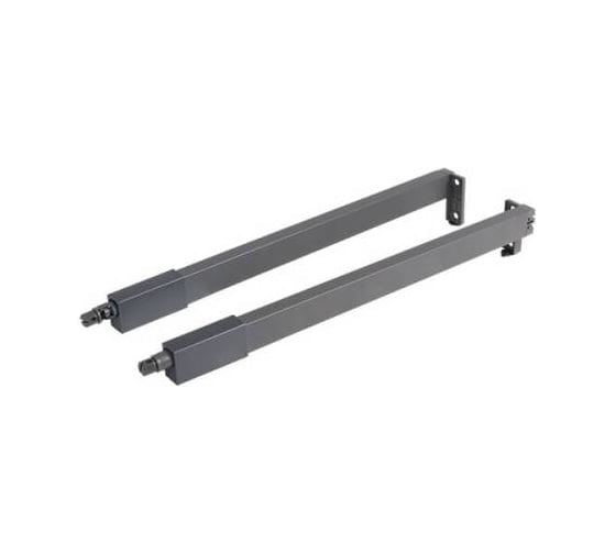 Комплект рейлингов для ящика MAKMART Индиго/Indigo, L=400, отделка орион серый M-IND.RS2.400.OG