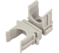 Серая крепеж-клипса для труб REXANT d 16 мм, 100 шт. 28-0116-2