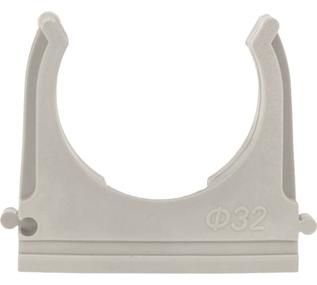 Серая крепеж-клипса для труб REXANT d 32 мм, 100 шт. 28-0132-2