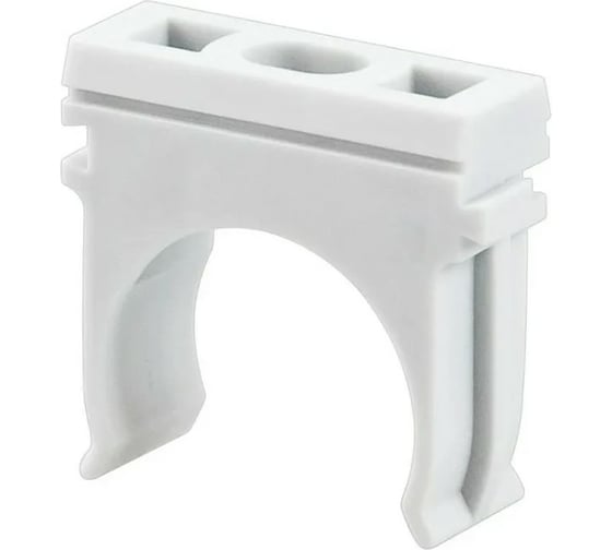 Серая крепеж-клипса для труб REXANT d 40 мм, 30 шт. 28-0140-2 1