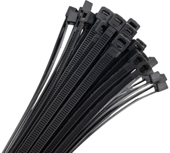 Нейлоновый хомут DORI 4,8x370 мм черный 50 шт 46110