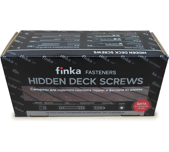 Саморезы Finka Hidden Deck Screws A2 75 mm (1750 шт) 751750A2HS 1