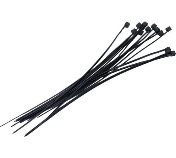 Нейлоновая хомут-стяжка DINGQI 2,5х150 черный, 100 шт, BLK77215