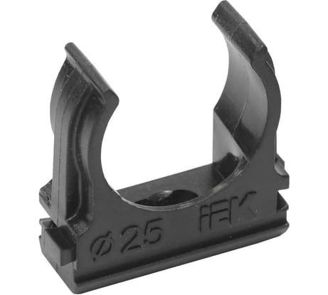 Держатель с защёлкой IEK CF25 черный CTA10D-CF25-K02-100