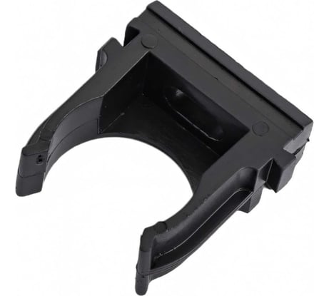 Крепеж-клипса для труб Строитель черная, д20, 100 шт. PR13.0395