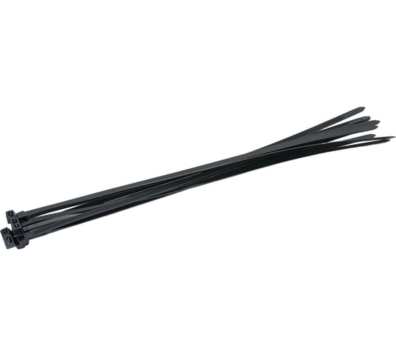 Нейлоновый хомут General Lighting Systems GNC-90-500-B 9x500 мм, черный, с напылением, 100 шт. 475343