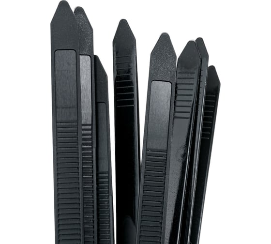 Нейлоновый хомут General Lighting Systems GNC-90-500-B 9x500 мм, черный, с напылением, 100 шт. 475343