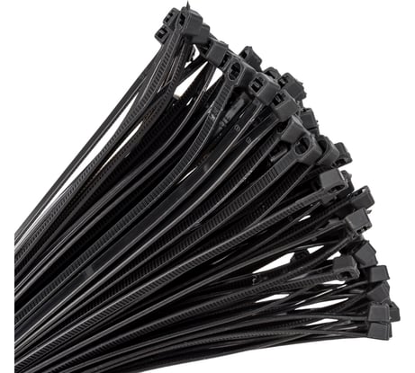 Нейлоновый хомут General Lighting Systems GNC-48-500-B 4.8x500 мм, черный, с напылением, 100 шт. 475339