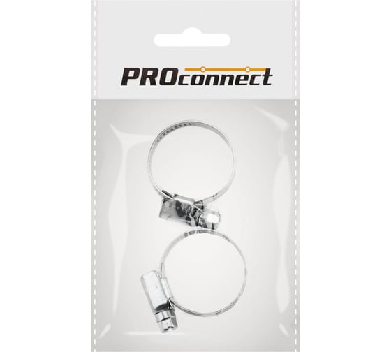 Червячный хомут PROCONNECT 20-32, 0.7 мм, 2 шт. 07-0620-8