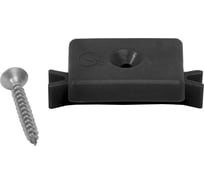 Рядная пластиковая клипса для монтажа доски ДПК с саморезом из нерж. стали Grinder deco шов 5 мм TD 15