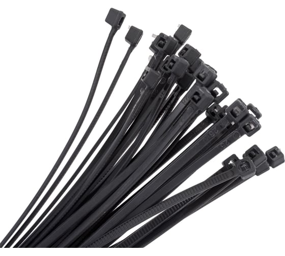 Кабельная стяжка KIT++ 3х200 (2,5х200), черная, 100 шт. 303GR20