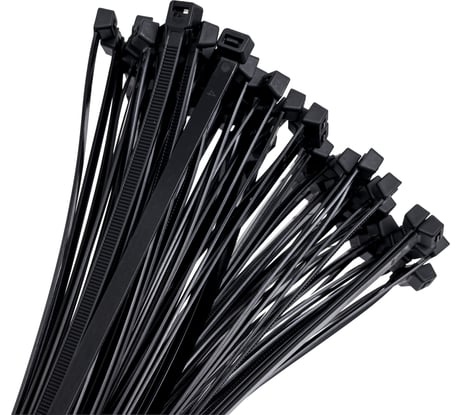 Нейлоновый хомут General Lighting Systems GNC-90-1000-B 9x1000 мм, черный, с напылением, 100 шт. 475345
