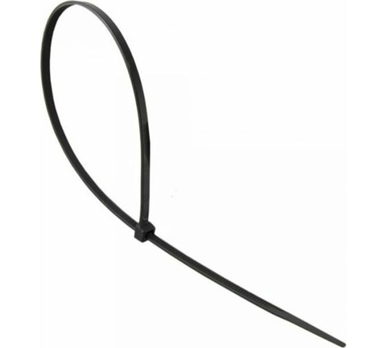 Нейлоновый хомут General Lighting Systems GNC-36-100-B 3.6x100 мм, черный, с напылением, 100 шт. 475328