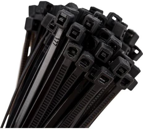 Нейлоновый хомут General Lighting Systems GNC-25-100-B 2.5x100 мм, черный, с напылением, 100 шт. 475325