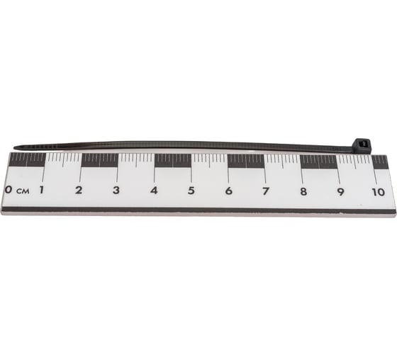 Нейлоновый хомут General Lighting Systems GNC-25-100-B 2.5x100 мм, черный, с напылением, 100 шт. 475325