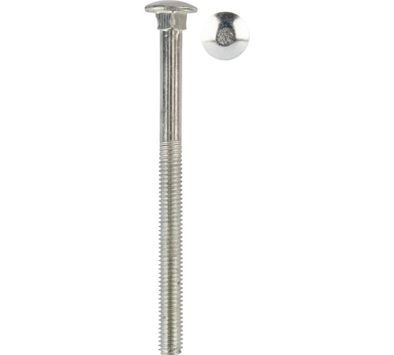 Мебельный болт KRANZ DIN 603, 6x80, 50 шт. KR-01-3511-015