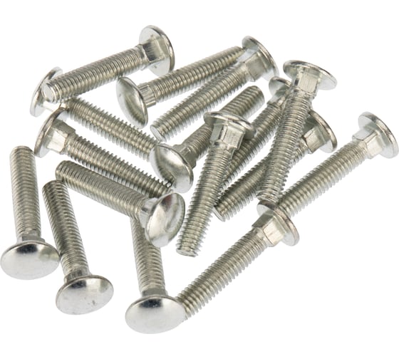 Мебельный болт KRANZ DIN 603, 6x30, 100 шт. KR-01-3511-009