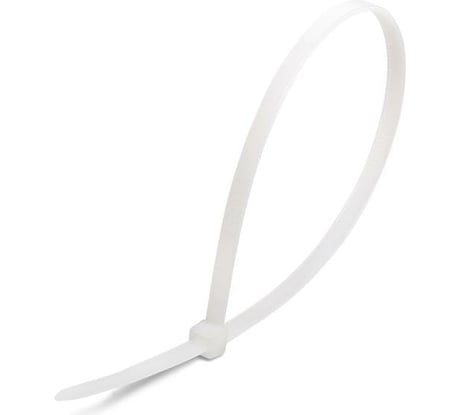Кабельные стяжки FORTISFLEX КСС NORD 5х500, белые, 100 шт. 82887