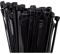 Кабельные стяжки FORTISFLEX КСС NORD 4х370, черные, 100 шт. 82889