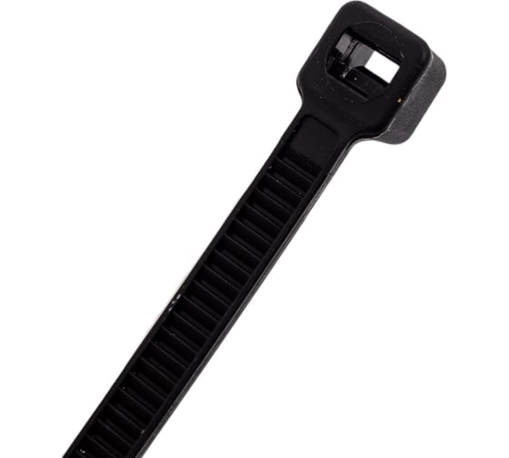 Кабельные стяжки FORTISFLEX КСС NORD 4х370, черные, 100 шт. 82889