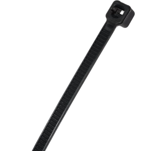Кабельные стяжки FORTISFLEX КСС NORD 4х370, черные, 100 шт. 82889