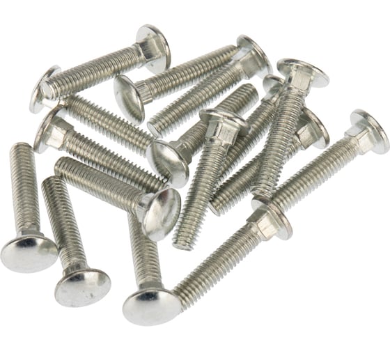 Мебельный болт KRANZ DIN 603, 6x30, 20 кг/ 2296 шт. 1301-0630-1