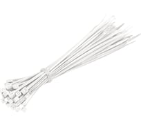 Кабельный хомут duwi нейлон, 350x4,8 мм, белый, 100 шт. 30279 7