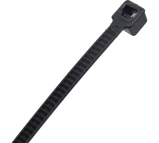 Стяжки Strong нейлоновые, черные, 2.5x100 мм, 100 шт. СTУ-24125100